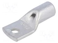 Tip: ring tube; M8; 70mm2; crimped; for cable; tinned; L: 58mm OUNEVA