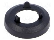 Nut cover; ABS; black; push-in; Ø: 17.5mm; A2513,A2613; Øint: 15.7mm OKW