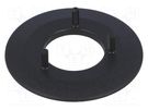 Collar; ABS; black; push-in; A2531,A2631; 40mm OKW