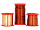 Coil wire; single coated enamelled; 0.6mm; 0.25kg; max.200°C SYNFLEX