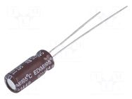 Capacitor: electrolytic; low ESR; THT; 10uF; 50VDC; Ø5x11mm; ±20% Elite