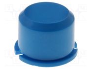 Button; round; blue; Ø9.6mm; plastic MEC
