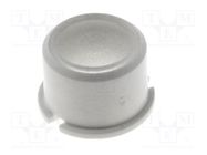 Button; round; white; Ø9.6mm; plastic MEC