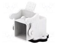 Enclosure for connectors: HDC; size 3A; with latch; angled; metal MOLEX