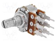 Potentiometer: shaft; single turn; 2.2kΩ; 125mW; ±20%; THT; 6mm SR PASSIVES