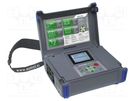 Meter: insulation resistance; LCD; Interface: USB; 250÷5500V; IP44 METREL