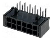 Connector: wire-board; socket; male; PIN: 12; MF30; angled 90°; THT AMPHENOL COMMUNICATIONS SOLUTIONS