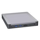 INVZI MagHub 8-in-1 USB-C Docking Station / Hub for iMac with SSD Bay (Gray), INVZI