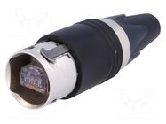 Connector: RJ45; plug; etherCON; PIN: 8; Cat: 6; shielded; 8p8c NEUTRIK