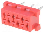 Connector: wire-board; socket; female; PIN: 6; 1.5A; straight; THT CONNFLY