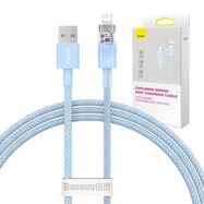 Fast Charging Cable Baseus Explorer USB to Lightning 2.4A 1M (blue), Baseus
