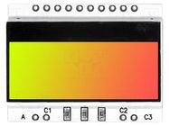 Backlight; LED; 36x27.5x2.6mm; yellow-green/red DISPLAY VISIONS