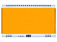 Backlight; LED; 66x40.2x3.6mm; amber DISPLAY VISIONS
