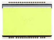 Backlight; LED; 68x51x3.6mm; yellow-green DISPLAY VISIONS