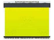 Backlight; LED; 78x64x3.8mm; yellow-green DISPLAY VISIONS