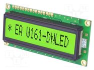 Display: LCD; alphanumeric; 14x1; 80x36mm; Char: 6.56mm; 5VDC DISPLAY VISIONS