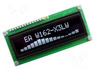 Display: OLED; alphanumeric; 16x2; Dim: 80x36mm; white; PIN: 16; 1x16 DISPLAY VISIONS