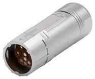 CIRCULAR CONN, PLUG, 9POS, CABLE