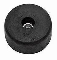Rubber Foot with Metal Washer - 1 1/2" Diameter x 5/8" Thickness