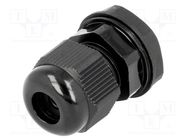 Cable gland; PG9; IP68; polyamide; black; UL94V-2; 13.9mm KSS WIRING