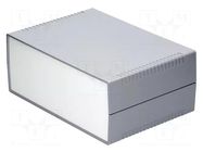 Enclosure: with panel; X: 260mm; Y: 180mm; Z: 105mm; ABS; dark grey GAINTA