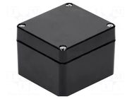 Enclosure: multipurpose; X: 75mm; Y: 80mm; Z: 55mm; polyester; black RAYCHEM RPG