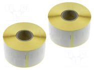 Label; 89mm; 36mm; white; Character colour: black; 2rl. DYMO