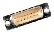 D SUB CONN, PLUG, DB, TH