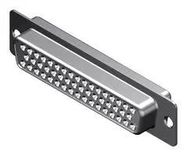 D SUB CONNECTOR, RCPT, DD, 50POS, SOLDER