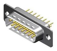D SUB CONNECTOR, PLUG, DC, 37POS, TH