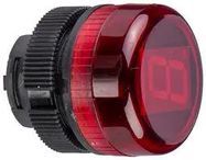 DIGITAL DISPLAY HEAD, 22MM, RED, 30VDC