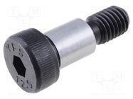 Shoulder screw; steel; M10; 1.5; Thread len: 16mm; hex key; HEX 6mm ELESA+GANTER