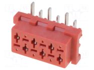 Connector: wire-board; socket; female; PIN: 6; 1.5A; vertical; SMT CONNFLY