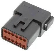 AUTOMOTIVE HOUSING, RCPT, 12POS, 13A