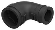 BACKSHELL, 90 DEG, PA, BLACK, R/A
