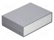Enclosure: with panel; X: 225mm; Y: 165mm; Z: 65mm; ABS; dark grey GAINTA