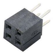 CONNECTOR, RCPT, 4POS, 2ROW, 2MM