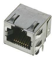 MOD CONN, R/A JACK, 6P4C, 1PORT, TH