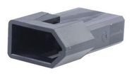 PLUG HOUSING, PA 66, 2POS, 6.3MM