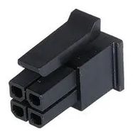 RCPT HOUSING, PA, 4POS, 3MM