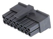 CONNECTOR HOUSING, RCPT, 16POS