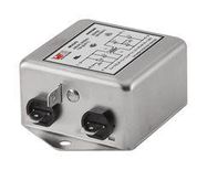 LINE FILTER, 1-PHASE, 6A, 250V, QC