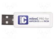 Compiler; USB key,DVD disc; C MIKROE