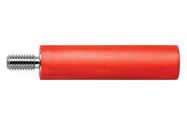 CONNECTOR, BANANA, JACK, 32A, RED, SCREW