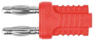 CONN, BANANA, PLUG, 12A, RED