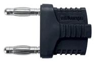 CONN, BANANA, PLUG, 12A, BLACK
