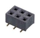 CONNECTOR, RCPT, 6POS, 2.54MM, 2ROW