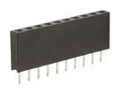 CONNECTOR, RCPT, 4POS, 2.54MM, 1ROW