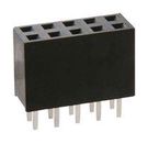 CONNECTOR, RCPT, 40POS, 2.54MM, 2ROW