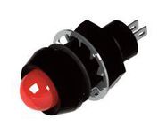 PANEL INDICATOR, RED, 12.7MM, 28VDC